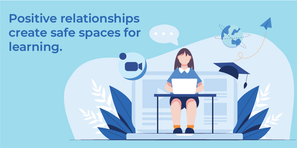 Positive relationships create safe spaces for learning.