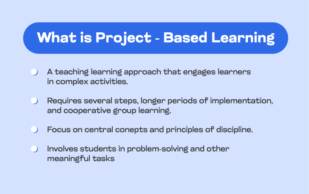 what is project based learning